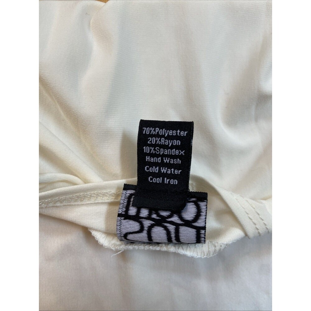 OFF WHITE CARDI Clara Sun Woo Womens Three Quarter Sleeve Comfy Cardigan Size S - Picture 4 of 10